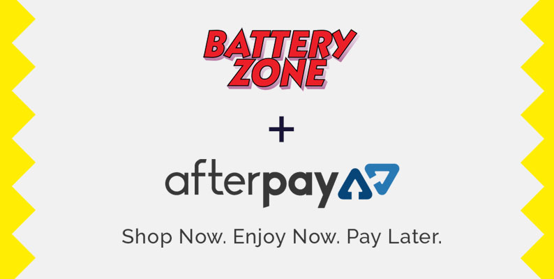 Battery Zone now Accepts After Pay